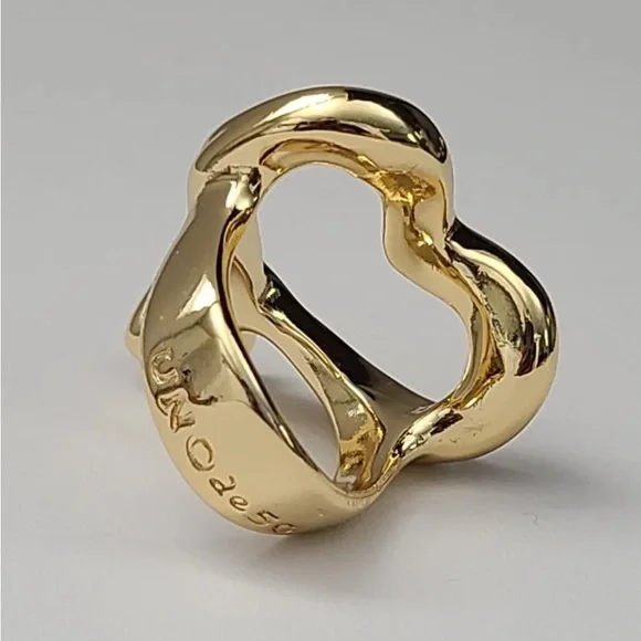 Uno De 50 Ring - NAILED HEART - Gold - Various Sizes - Picture 5 of 14